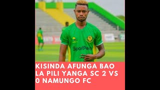 GOLI LA PILI LA YANGA SC , KISINDA ATUPIA DHIDI YA NAMUNGO FC