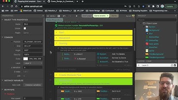 Construct 3 Game Design Tutorial: Module 3: Flapping Bird Booleans