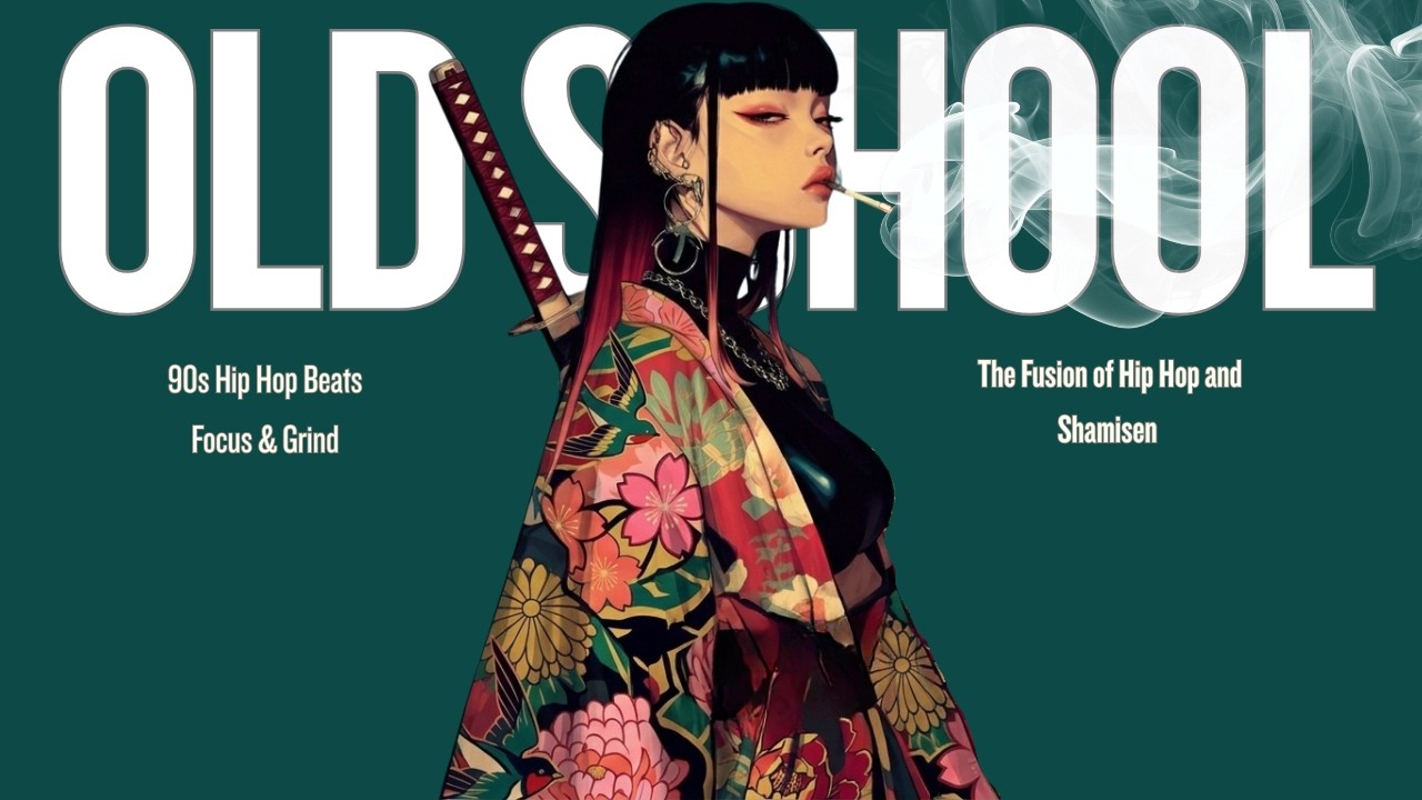 Focus & Grind | Shamisen 90s Boom Bap | Smoke & Steel | 3H