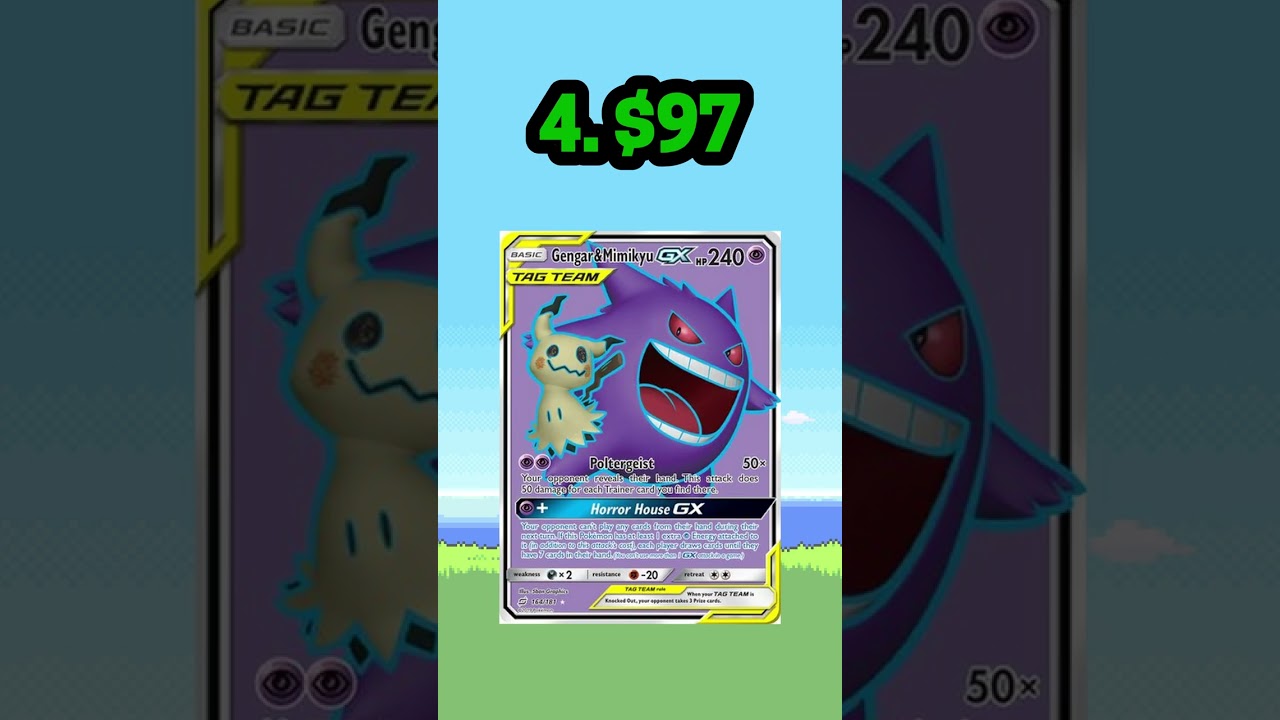 Top 10 Most Expensive Mimikyu Pokemon Cards