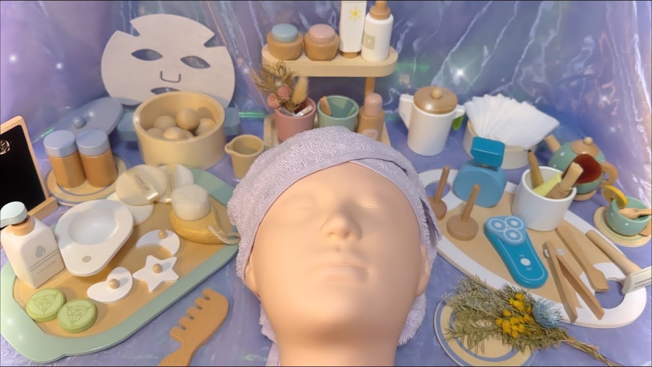 【ASMR】木の音に癒される🌲熟睡エステ💆‍♀️💤Wooden relaxing este