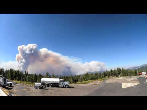 Rim Fire Time Lapse, August 2013