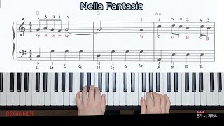 Piano Tutorial/Beginner/Nella Fantasia/Easy Piano/Ennio Morricone/초보자 피아노