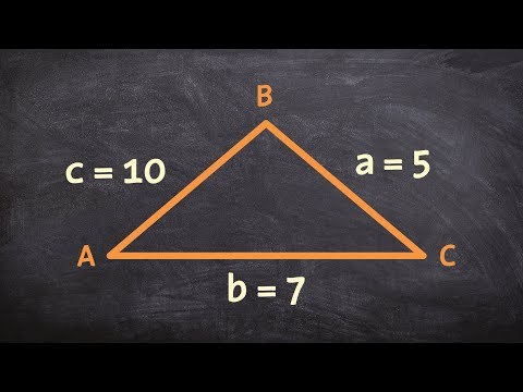 Video: How To Find The Area Of a Triangle On Three Sides