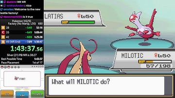 Pokemon HG/SS - Battle Factory L50 "Gold Print" Speedrun in 1:44:09 [Current WR]