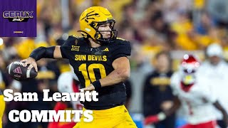 LSU lands commitment from transfer QB Sam Leavitt