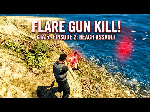 GTA 5 : Flare gun kill