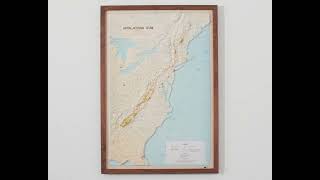 3D Raised Map of the Appalachian Trail