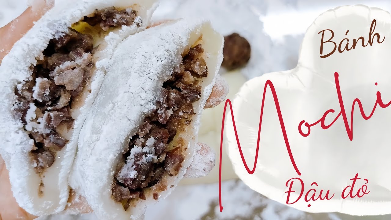 Cách làm bánh Mochi nhân đậu đỏ - Daifuku (大福) - 餅 (もち) - Mochi cake #daifuku #mochi #mochicake