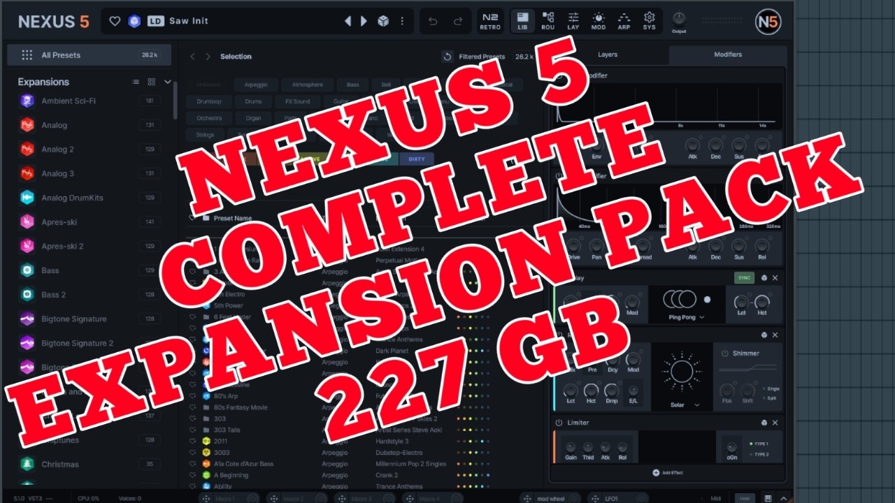 NEXUS 5 COMPLETE EXPANSION PACK 250 GB | Dj Pawan Forbesganj | 8877847539