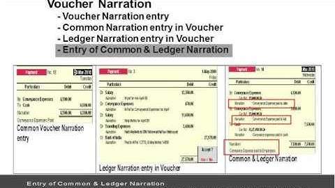 04 Voucher Narration