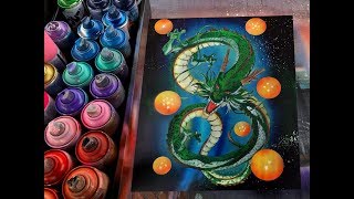 Shenlong - Dragon Ball SPRAY PAINT ART by Eden