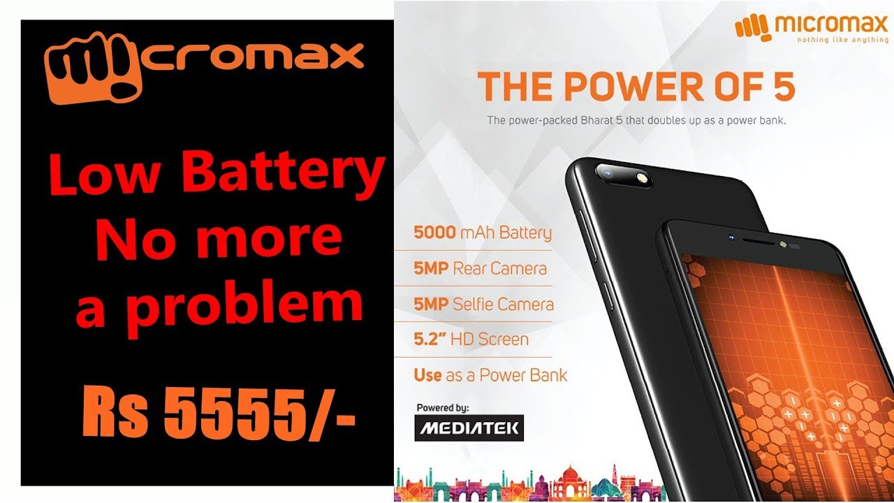 Micromax Bharat 5 with 5000mAh battery for Rs 5555 launched newspaper mockup