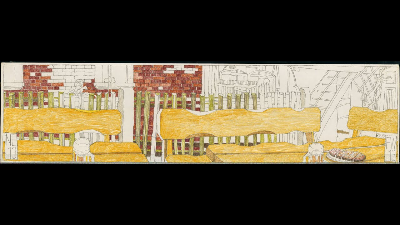 FREDDER BIERGARTEN  ZEICHNUNGEN