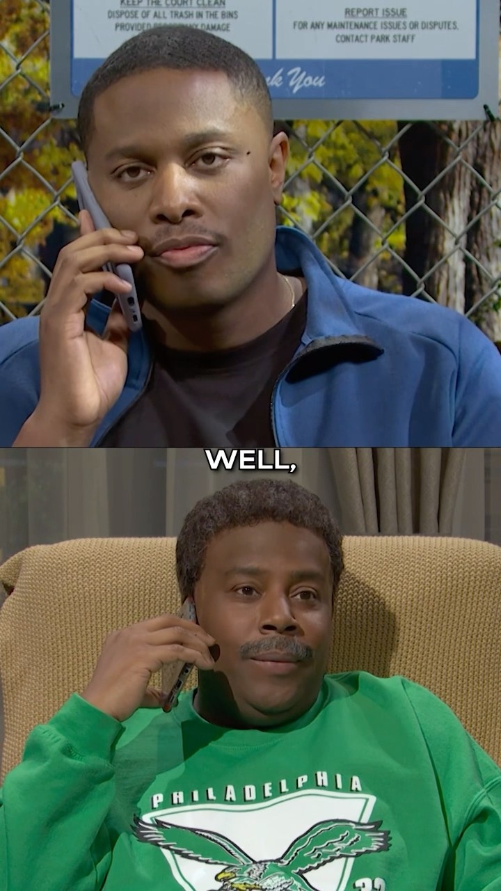 phone call with dad