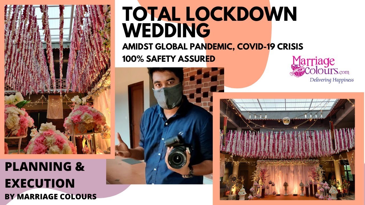 Lockdown Wedding During Total Intense Lockdown l Wedding Decoration During Covid-19 l MC-unfiltered