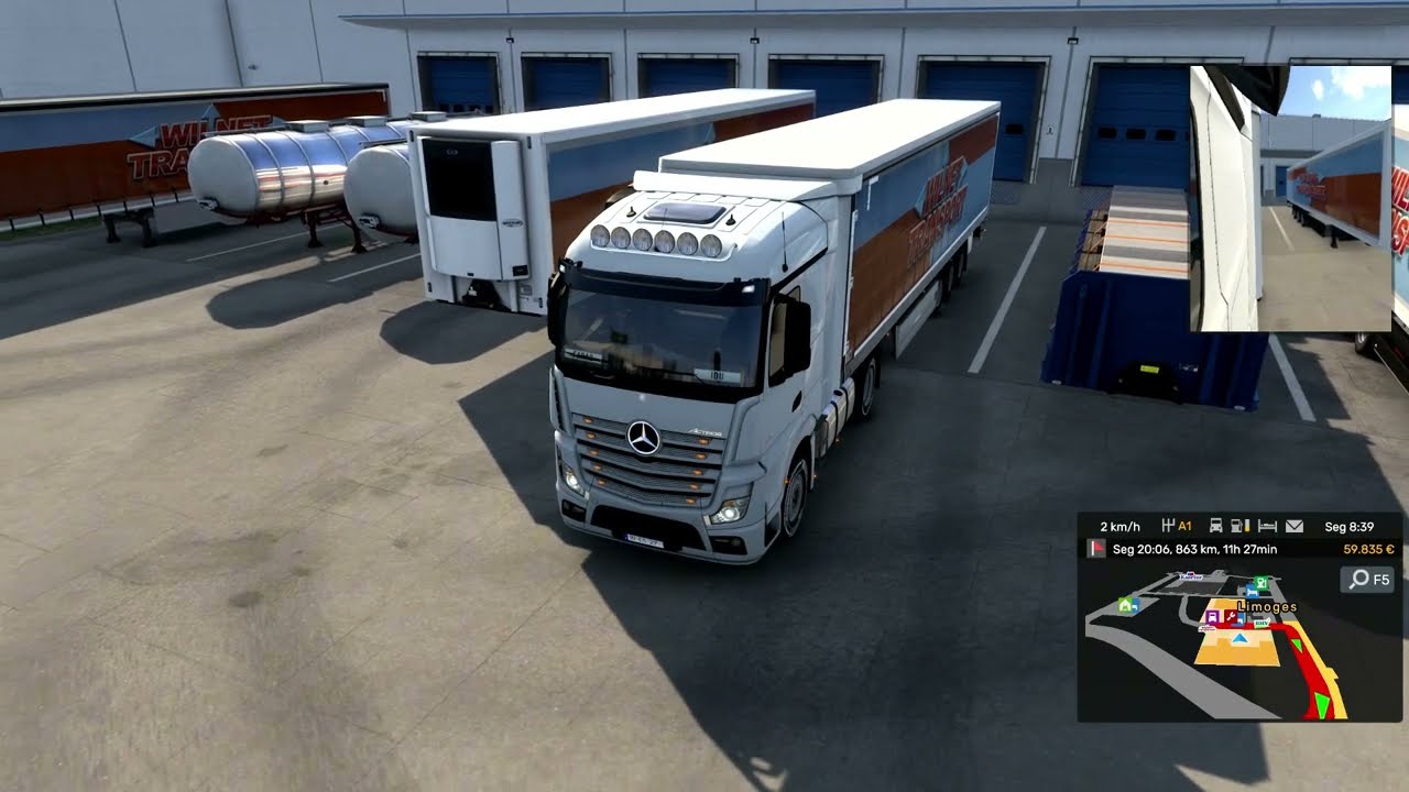 ETS2 Idu Faraó Limoges para Estrasburgo