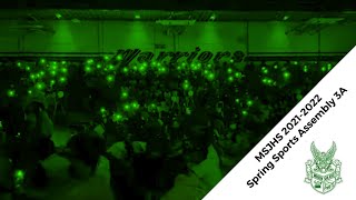 MSJHS Spring Sports Assembly 3A 2021-2022