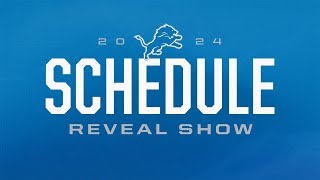 Detroit Lions 2024 Schedule Reveal Show
