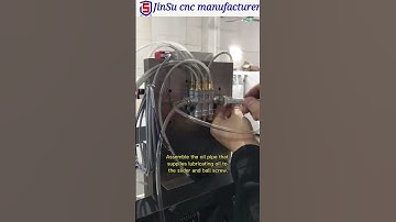 What is the spring wire around the oil pipe for?#CNCmachine #CNCmachining #CNC #máquinacnc #fyp