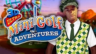 "INSANE PUTT!" | TBJZLPlays 3D Ultra MiniGolf w/ the Sidemen screenshot 4
