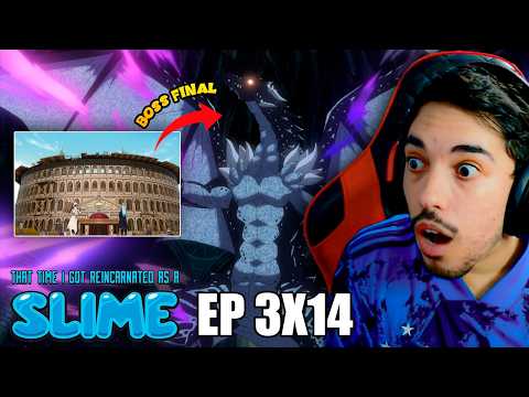 A ARENA FICOU PRONTA! VELDORA O BOSS FINAL | TENSEI SHITARA SLIME EPISODIO 14 TEMPORADA 3 REACT