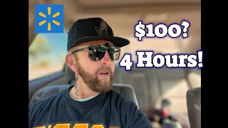 Can I make $100 with Walmart Spark in 4 hours? #giglife #gigeconomy #walmartspark