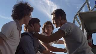 Jaws 2 1978 Martin Brody Finds Mike/Michael Brody and His Friends Then Goes To Cable Junction Scene 