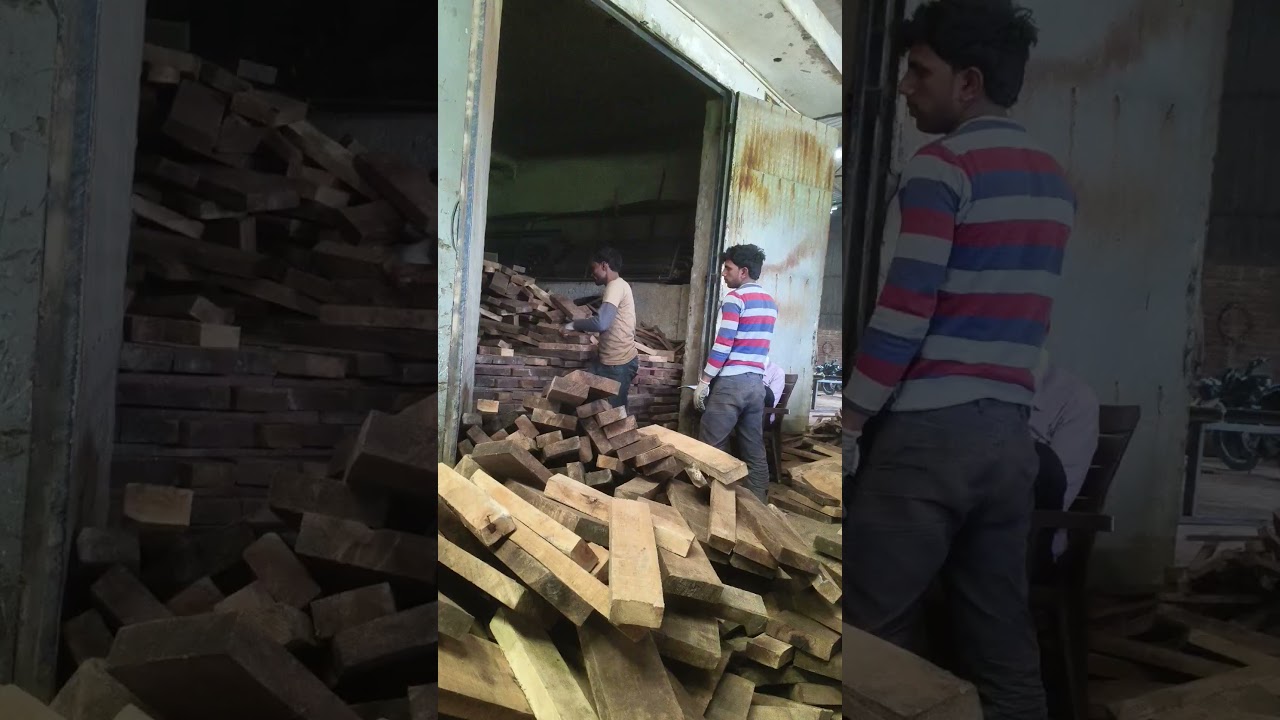 Seosening chambers Loading Mango wood 