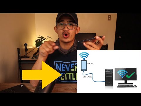 Video: Hoe Wifi Op Pc Via De Telefoon In Te Stellen