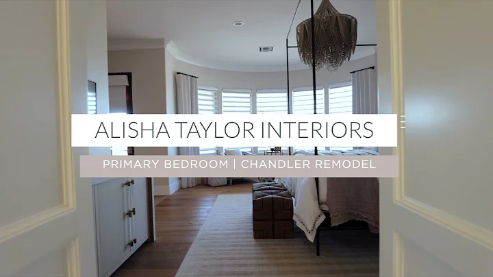 Master Bedroom Reveal with Alisha Taylor Interiors | Chandler Remodel Project