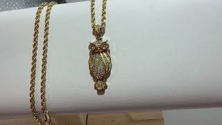 GovDeals: Stunning, 1MM, 18 Inch, 24kt Gold FIlled, Diamond
