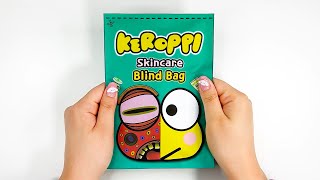 [Tutorial] Sanrio Keroppi skincare baddies Blind bag Paper ASMR 🔇 no music