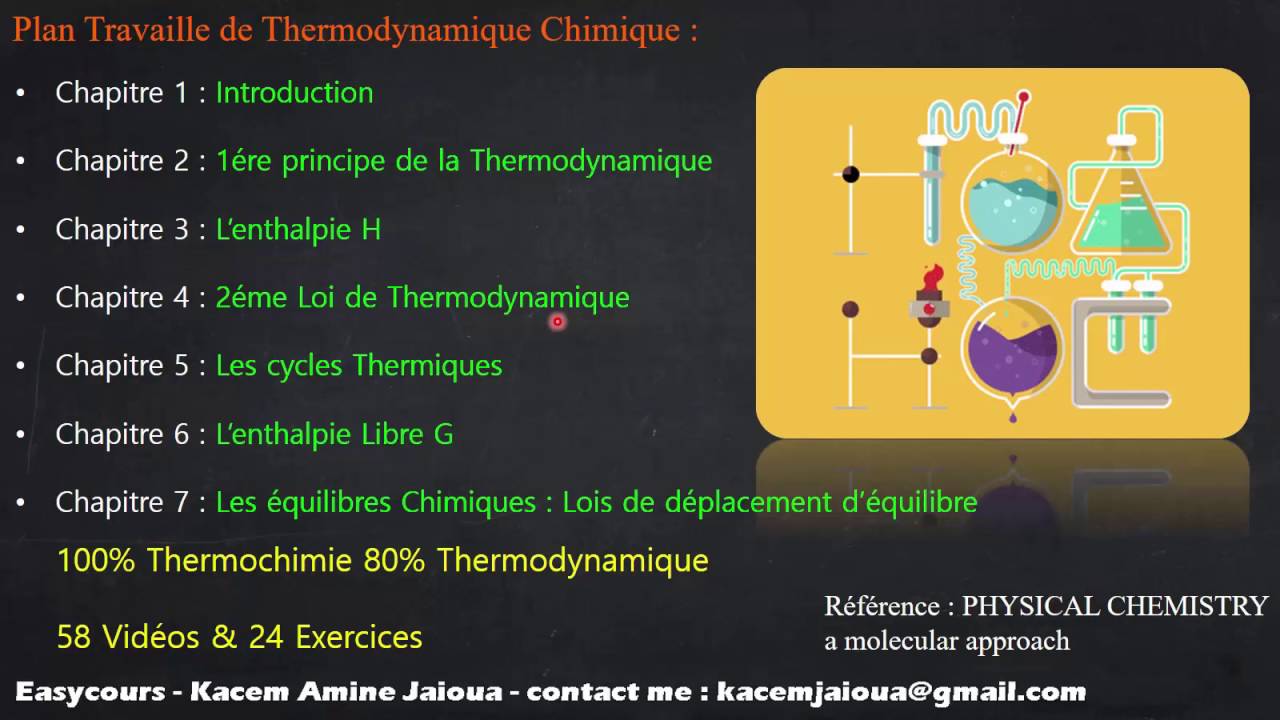 COURS DE THERMODYNAMIQUE S1 SMPC PDF