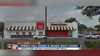 Steak 'n shake is famous for its steak-burgers and hand-dipped milk
shakes, but one location had to stop serving all that food 24 hours
last week ...