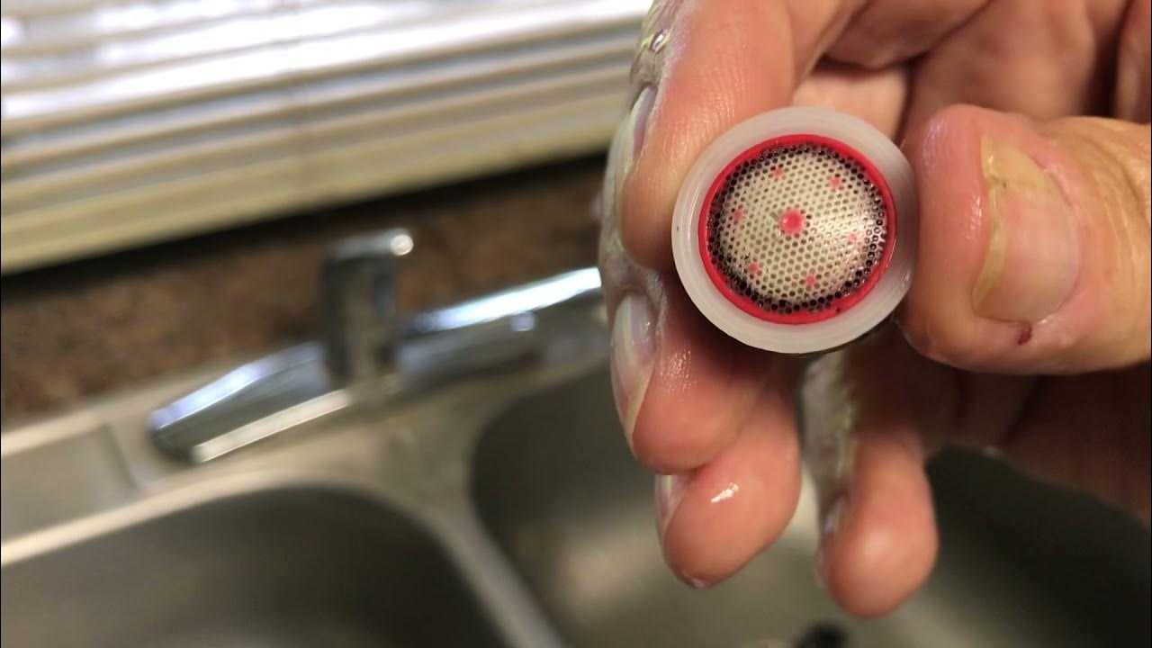 How to FIX Your Slow Running Faucet How to Unclog the Filter YouTube