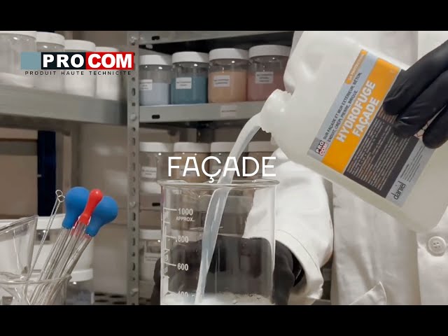 Hydrofuge façade, imperméabilisation mur extérieur PROCOM