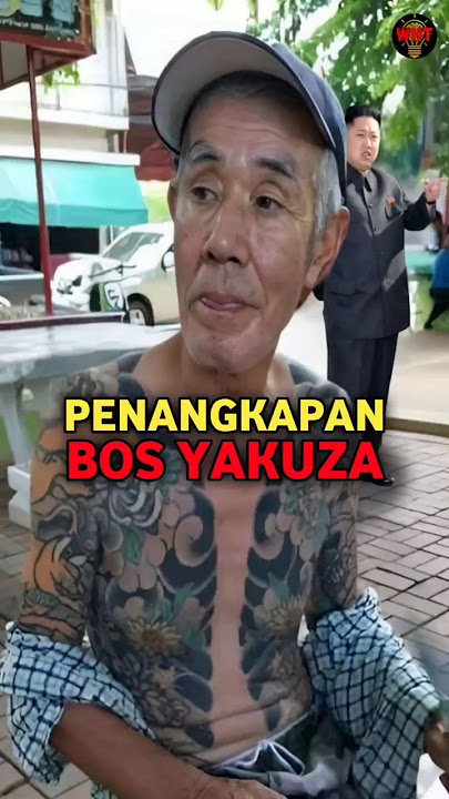 YAKUZA BOSS ARRESTED FOR TATTOO PHOTO GOING VIRAL ON SOCIAL MEDIA