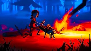 a girl and a dog survive in a flood  | The Flame in the Flood