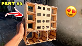 COMO FAZER MINI PAREDÃO DE PAPELÃO PART 4 | Finalizando a estrutura