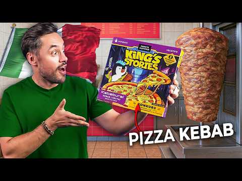 TESTUJEMY GAMINGOWĄ PIZZĘ z kebabem i frytkami!