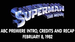Superman The Movie Abc Premiere Night 2 February 8 1982