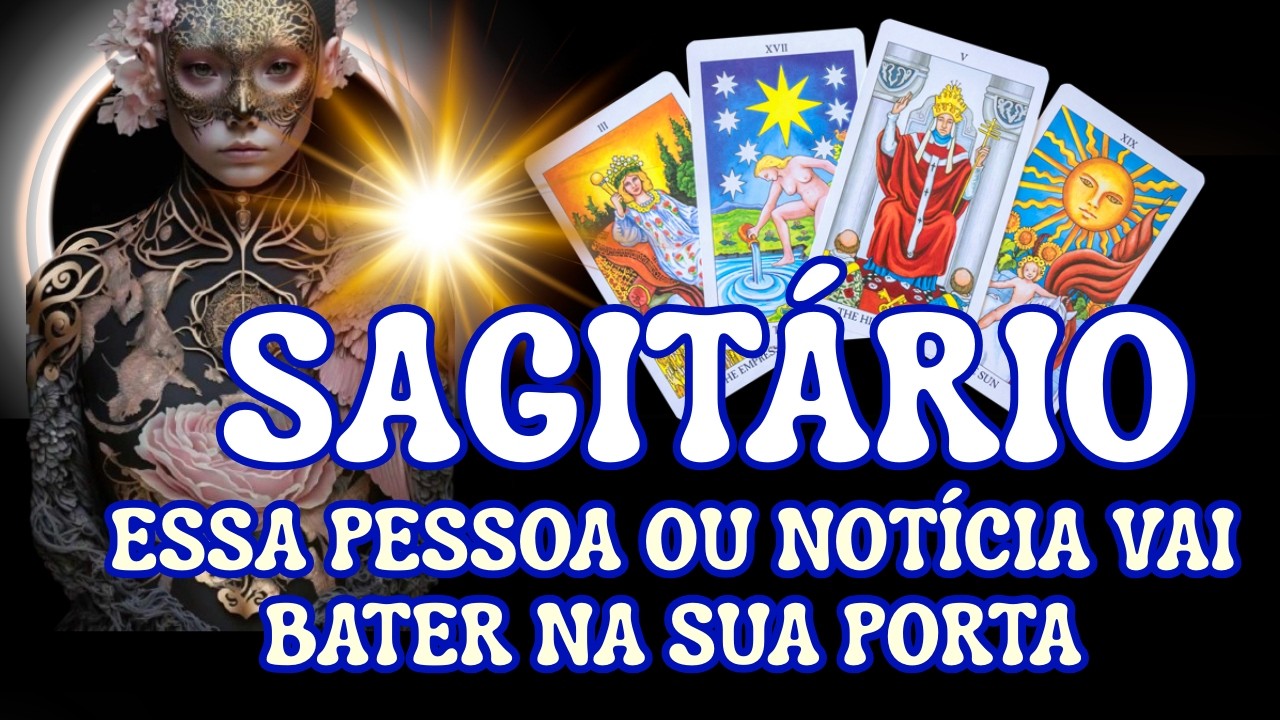 SAGITÁRIO ♐ ESTÁ BATENDO A SUA PORTA NÃO DUVIDE!! VOCÊ NÃO TEM NOÇÃO DO QUE VAI ACONTECER AGORA
