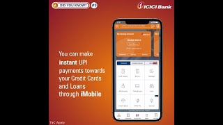 Instant UPI payments towards Credit cards and Loans through iMobile screenshot 2