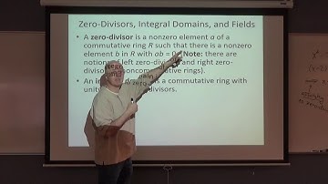 Abstract Alg, Lec 25A: Ring Integral Domains, Fields, Ring Characteristic, Nilpotents & Idempotents