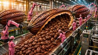 Inside the AI Chocolate Superfactory: Automated Cocoa Roasting & Robotics