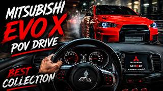 Mitsubishi Evo X POV Drive Collection 🏁🔥 | Raw JDM Driving Experience