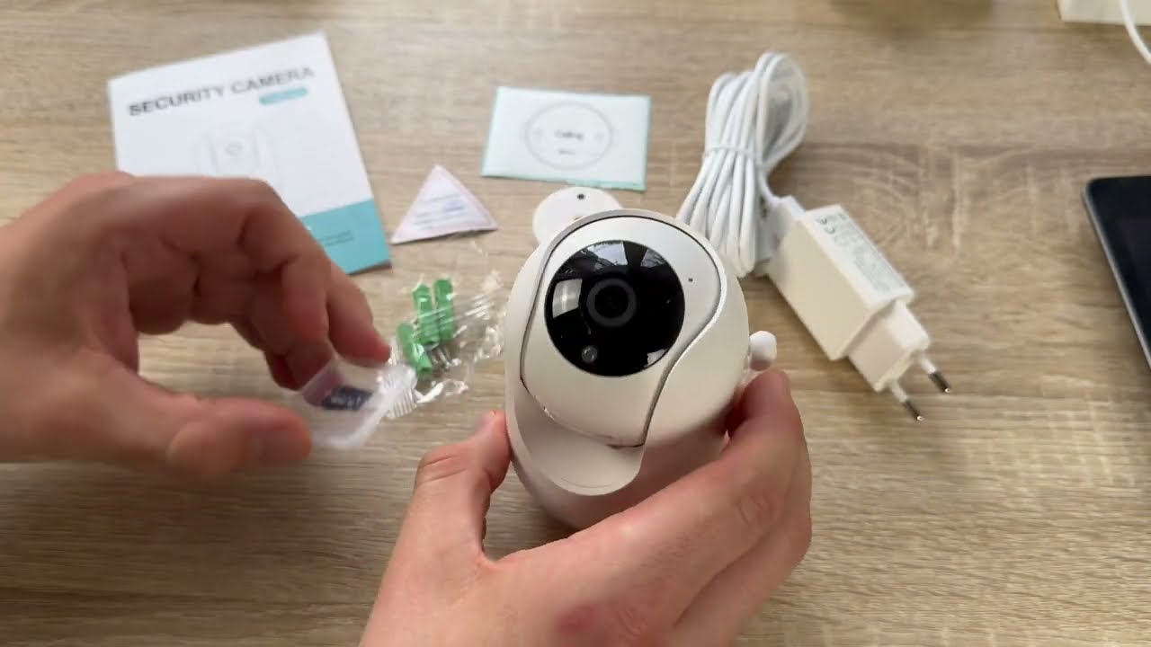 Ankway Baby Monitor with Camera 2K Surveillance Camera Indoor Baby Monitor Unboxing and instructions