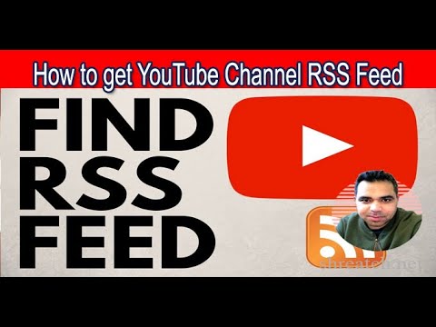 How to get YouTube Channel RSS Feed