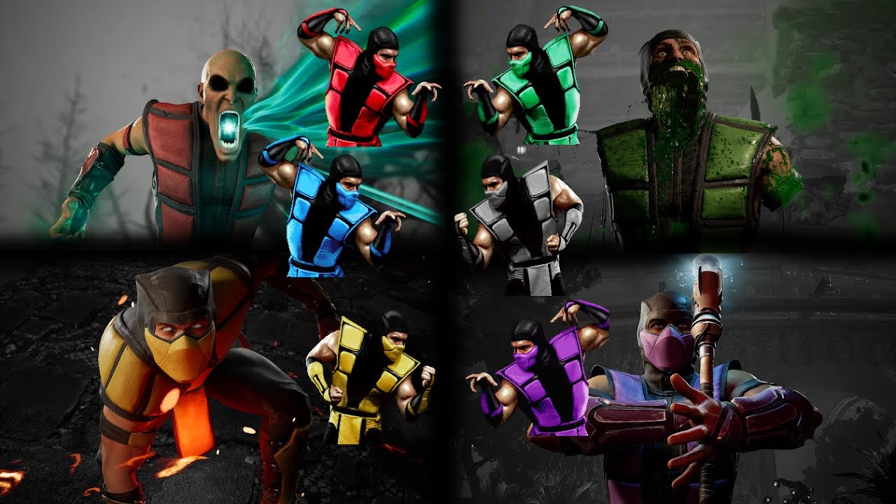 All UMK3 Skins Fatalities | MORTAL KOMBAT 1